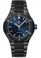 Hublot Classic Fusion Ceramic Blue Bracelet 33 mm 585.CM.7170.CM