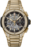 Hublot Big Bang Integrated Yellow Gold Pave 42 mm 451.VX.1130.VX.3704