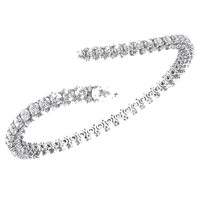 Браслет Graff Duet Wraparound Diamond Bangle RGB 506