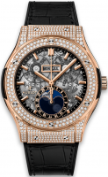 Hublot Classic Fusion Aerofusion Moonphase King Gold Pave 45 mm 517.OX.0180.LR.1704