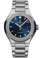 Hublot Classic Fusion Titanium Blue Bracelet 33 mm 585.NX.7170.NX