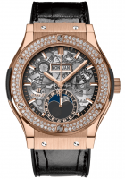 Hublot Classic Fusion Aerofusion Moonphase King Gold Diamonds 42 mm 547.OX.0180.LR.1104