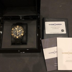 Ulysse Nardin Marine Diver Black Sea Chronograph 353-90-3C