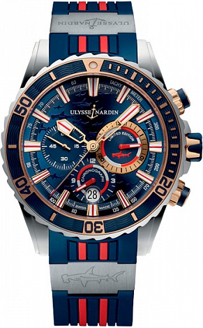 Ulysse Nardin Marine Diver Chronograph 44 mm 1505-151LE-3/93-HAMMER/BQ Limited Edition