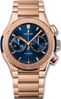 Hublot Classic Fusion Chronograph King Gold Bracelet Blue 45 mm 520.OX.7180.OX