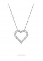 Подвеска Graff Spiral Heart Silhouette Pavé Diamond Pendant RGP 691