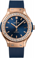 Hublot Classic Fusion King Gold Blue Diamonds 38 mm 565.OX.7180.RX.1204