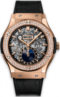 Hublot Classic Fusion Aerofusion Moonphase King Gold Diamonds 45 mm 517.OX.0180.LR.1104