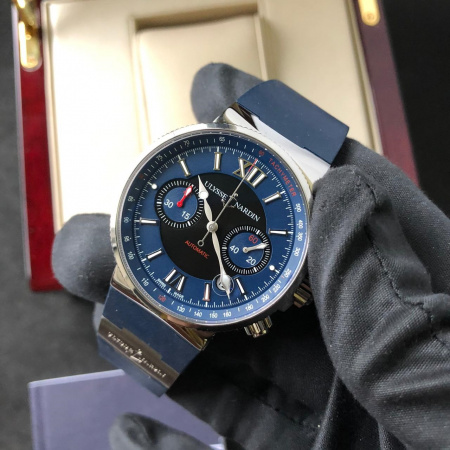 Ulysse Nardin Maxi Marine Chronograph 41 mm 353-66-3/323