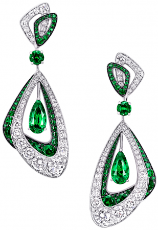 Серьги Graff Bombé Luna Duo Earrings
