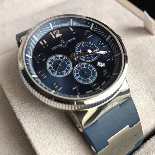 Ulysse Nardin Marine Chronograph Manufacture 43mm 1503-150-3/63