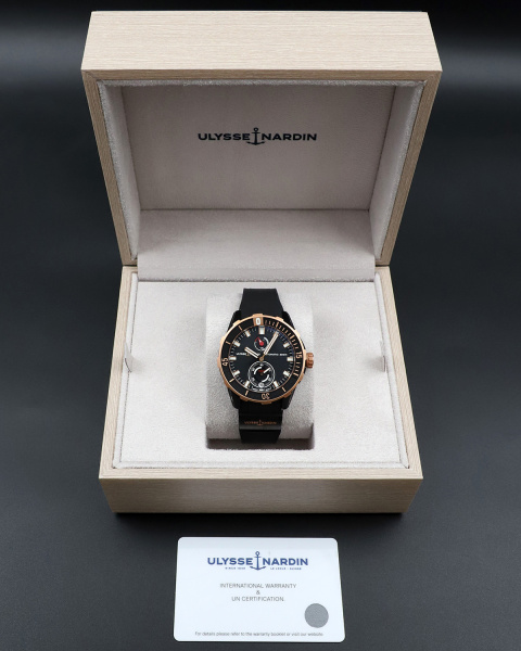Ulysse Nardin Marine Diver Chronometer 44 mm 1185-170-3/BLACK