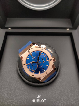 Hublot Classic Fusion Chronograph King Gold Blue 45 mm 521.OX.7180.RX