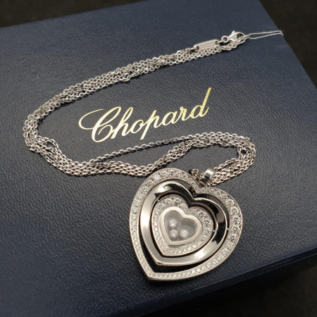 Подвеска Chopard Happy Diamonds Happy Hearts Diamonds 797221-1002