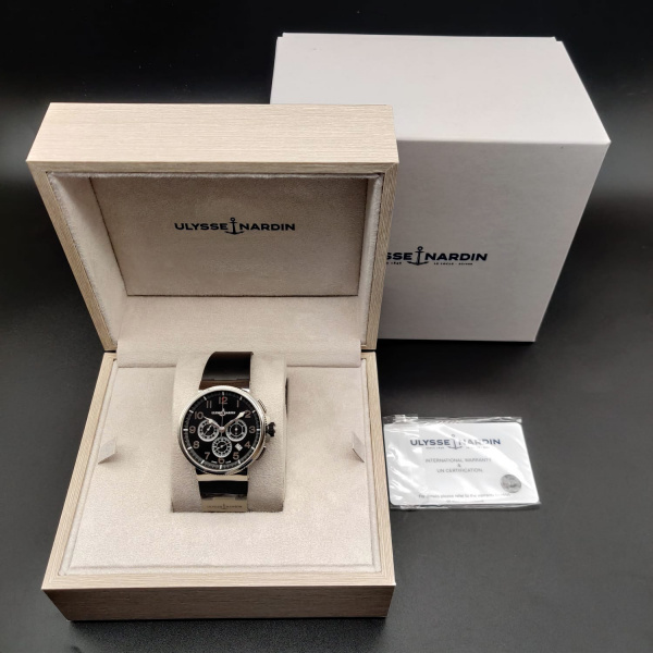 Ulysse Nardin Marine Chronograph Manufacture 43mm 1503-150-3/62