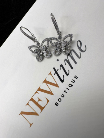 Серьги Graff Butterfly Silhouette Diamond Drop Earrings RGE 1617