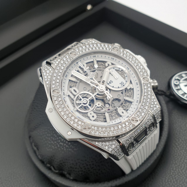 Hublot Big Bang Unico Titanium White Pave 42 mm 441.NE.2010.RW.1704