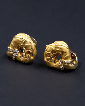 Серьги Carrera Y Carrera Panther Diamonds