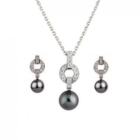 Комплект: колье и серьги Cartier Himalia Pearls B8039500 B3038300