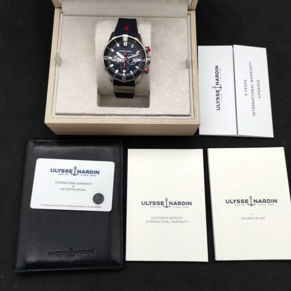 Ulysse Nardin Marine Diver Chronograph 44 mm 1503-170LE-3/93-HAMMER