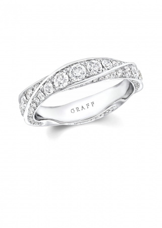 Кольцо Graff Spiral Pavé Diamond Band RGR 788