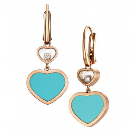 Серьги Chopard Happy Hearts, артикул №837482-5410