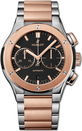 Hublot Classic Fusion Chronograph Titanium King Gold Bracelet 45 mm 520.NO.1180.NO