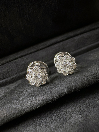 Серьги Graff Diamond Cluster