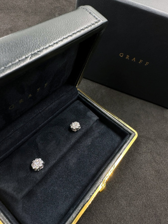 Серьги Graff Diamond Cluster