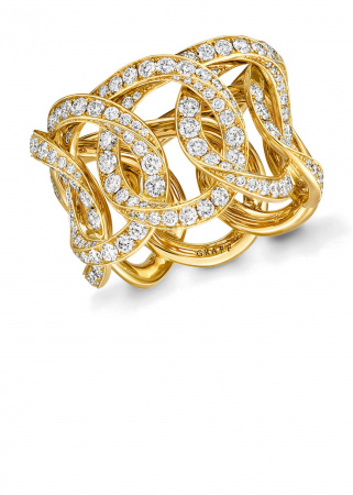 Кольцо Graff Inspired by Twombly Round Diamond Pavé Band RGR 761
