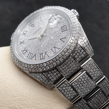 Rolex Datejust II Diamonds Full Pave Tuning 41 mm 126300 CUSTOM