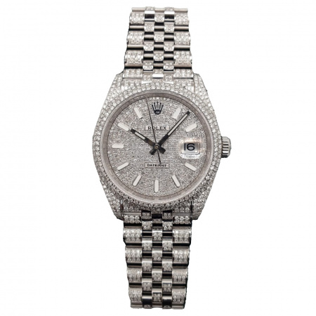Rolex Datejust Diamonds Full Pave Tuning 36 mm 126200 CUSTOM