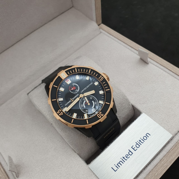 Ulysse Nardin Marine Diver Chronometer Monaco 44 mm 1185-170LE-3/BLACK-MON