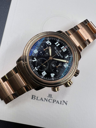Blancpain Leman Flyback Chronograph Automatic Limited Edition 2185F/3630/555