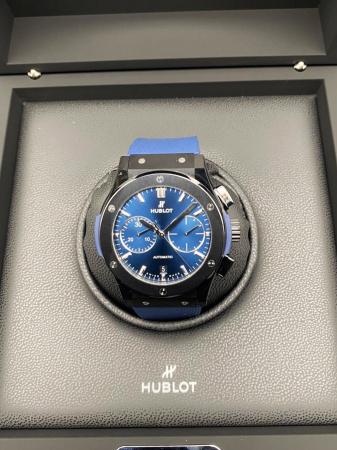 Hublot Classic Fusion Ceramic Blue Chronograph 45 mm 521.CM.7170.RX