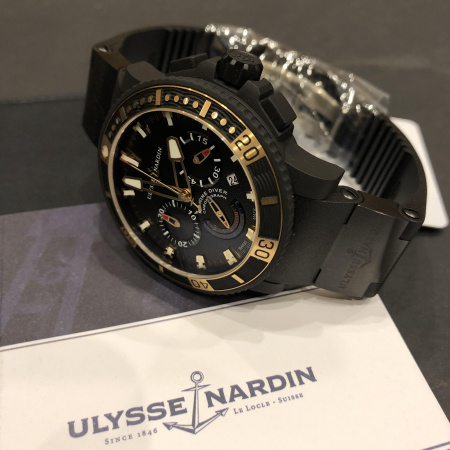 Ulysse Nardin Marine Diver Black Sea Chronograph 353-90-3C