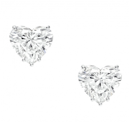 Серьги Graff Classic Graff Heart Shape Diamond Stud Earrings HST 01