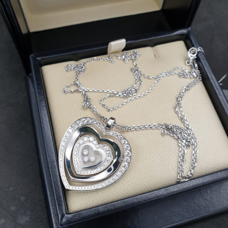Подвеска Chopard Happy Diamonds Happy Hearts Diamonds 797221-1002