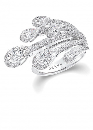 Кольцо Graff Duet Pear Shape Diamond Ring RGR 757