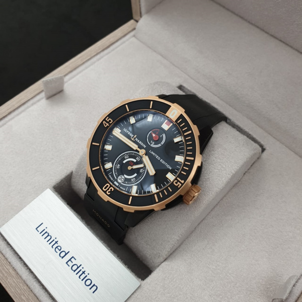 Ulysse Nardin Marine Diver Chronometer Monaco 44 mm 1185-170LE-3/BLACK-MON