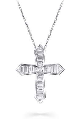 Крест Graff Classic Custom-cut Cross Medium Pendant