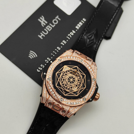 Hublot Big Bang Sang Bleu King Gold Pave 39 mm 465.OS.1118.VR.1704.MXM18