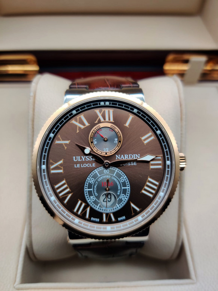 Ulysse Nardin Maxi Marine Chronometer 43 mm 265-67/45