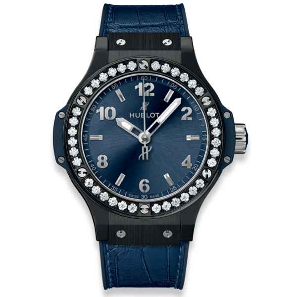 Hublot Big Bang Ceramic Blue Diamonds 38 mm 361.CM.7170.LR.1204