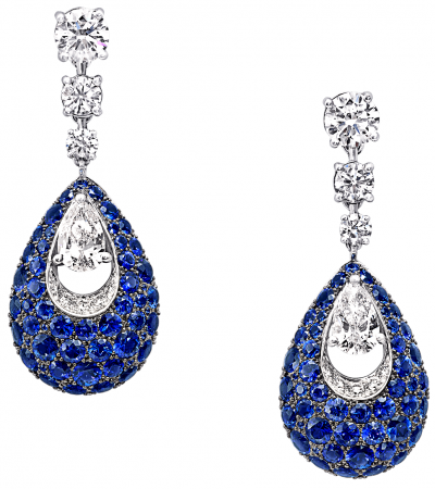 Серьги Graff Bombé Pavilion Earrings