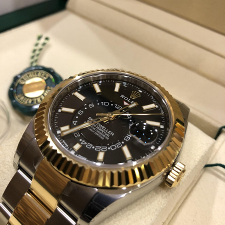 Rolex Sky-Dweller Steel and Gold