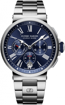 Ulysse Nardin Marine Chronograph Annual Calendar 43 mm 1533-150-7M/43