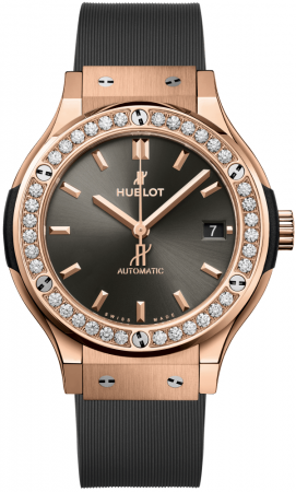 Hublot Classic Fusion King Gold Racing Grey Diamonds 38 mm 565.OX.7081.RX.1204