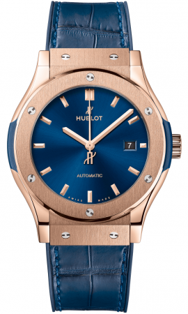 Hublot Classic Fusion King Gold Blue 42 mm 542.OX.7180.LR