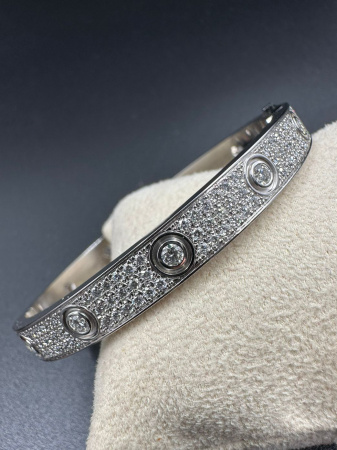 Браслет Cartier Love Bracelet Diamond-Paved N6033602